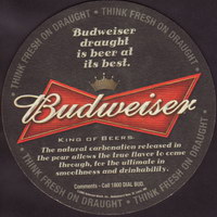 Beer coaster anheuser-busch-163-oboje