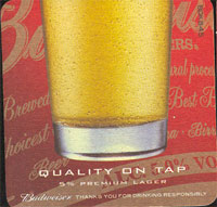 Beer coaster anheuser-busch-17-zadek