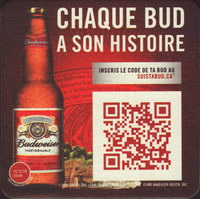 Beer coaster anheuser-busch-183-oboje