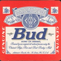 Pivní tácek anheuser-busch-2-oboje