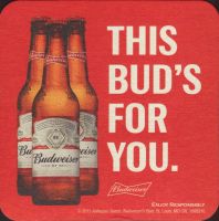 Pivní tácek anheuser-busch-262-zadek