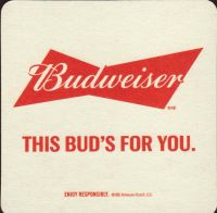 Beer coaster anheuser-busch-263-zadek