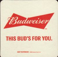 Pivní tácek anheuser-busch-263-zadek