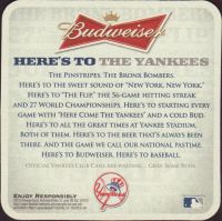 Beer coaster anheuser-busch-314-zadek