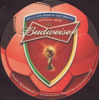 Beer coaster anheuser-busch-318-oboje