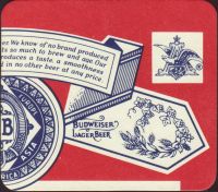 Beer coaster anheuser-busch-325