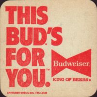 Pivní tácek anheuser-busch-332-zadek