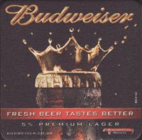 Beer coaster anheuser-busch-405-oboje