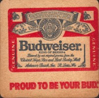Beer coaster anheuser-busch-475-oboje