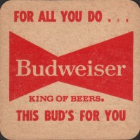 Beer coaster anheuser-busch-476-zadek