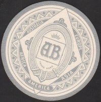 Beer coaster anheuser-busch-477-zadek