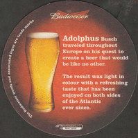 Beer coaster anheuser-busch-65-zadek