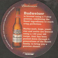 Pivní tácek anheuser-busch-66-zadek