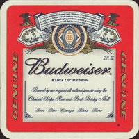 Pivní tácek anheuser-busch-85-oboje