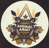 Beer coaster animal-army-the-fiddler-1