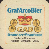 Beer coaster arcobrau-grafliches-brauhaus-16