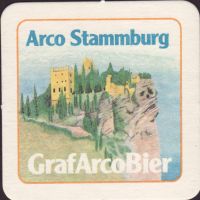 Beer coaster arcobrau-grafliches-brauhaus-38-zadek-small