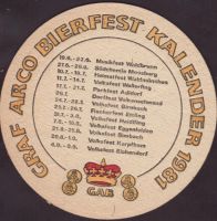 Beer coaster arcobrau-grafliches-brauhaus-44-zadek