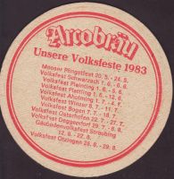 Beer coaster arcobrau-grafliches-brauhaus-59-zadek