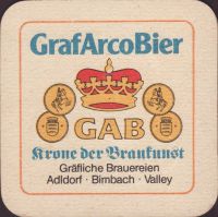 Beer coaster arcobrau-grafliches-brauhaus-62