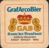 Beer coaster arcobrau-grafliches-brauhaus-63