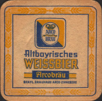 Beer coaster arcobrau-grafliches-brauhaus-66-zadek
