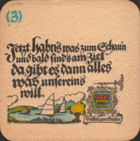 Beer coaster arcobrau-grafliches-brauhaus-67-zadek-small