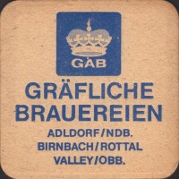 Beer coaster arcobrau-grafliches-brauhaus-69-zadek-small