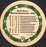 Beer coaster arcobrau-grafliches-brauhaus-87-small
