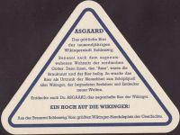 Beer coaster asgaard-brauerei-schleswig-3-zadek