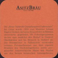 Beer coaster asitzbrau-1-zadek