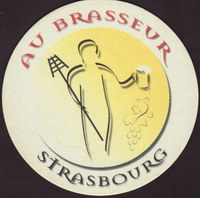 Beer coaster au-brasseur-strasbourg-1
