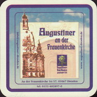 Beer coaster augustiner-11-oboje