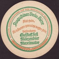 Beer coaster augustiner-18-zadek