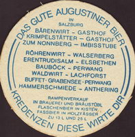 Beer coaster augustiner-brau-kloster-mulln-1-zadek-small