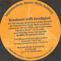 Beer coaster augustiner-brau-kloster-mulln-3-zadek