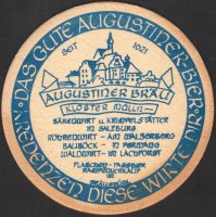 Beer coaster augustiner-brau-kloster-mulln-9-zadek-small