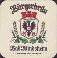 Beer coaster bad-windsheimer-burgerbrau-8-small