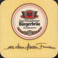 Beer coaster bad-windsheimer-burgerbrau-9-small