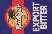 Beer coaster badger-24