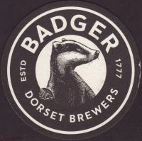 Beer coaster badger-26