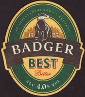 Beer coaster badger-3