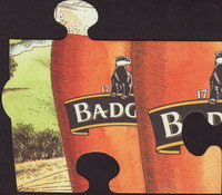 Beer coaster badger-9