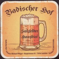 Beer coaster badischer-hof-sulzfeld-michaeli-brau-1