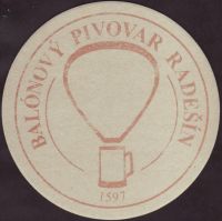 Pivní tácek balonovy-pivovar-radesin-1