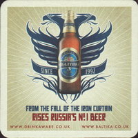 Beer coaster baltika-22