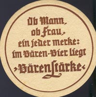 Beer coaster baren-brauerei-2-zadek