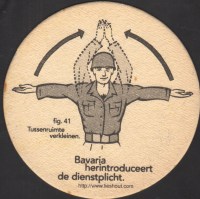 Beer coaster bavaria-192-zadek