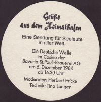 Beer coaster bavaria-st-pauli-117-zadek