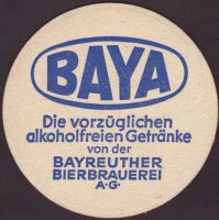 Beer coaster bayreuther-bierbrauerei-ag-15-zadek